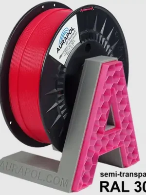 PLA filament malinový semitransparentní 1,75 mm Aurapol 1kg Sezónní Sleva