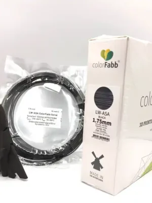 VZOREK 20 METRŮ - LW ASA černý filament 1,75 mm ColorFabb Bezpečná Platba