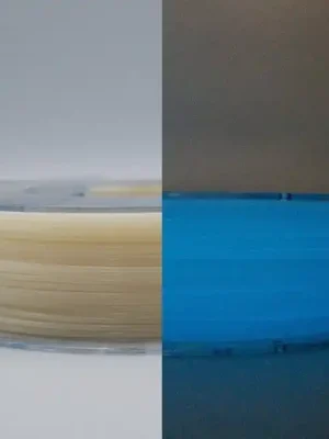 PLA filament 1,75 mm modrý svíticí ve tmě Devil Design 0,33 kg Dokud Zásoby Vydrží