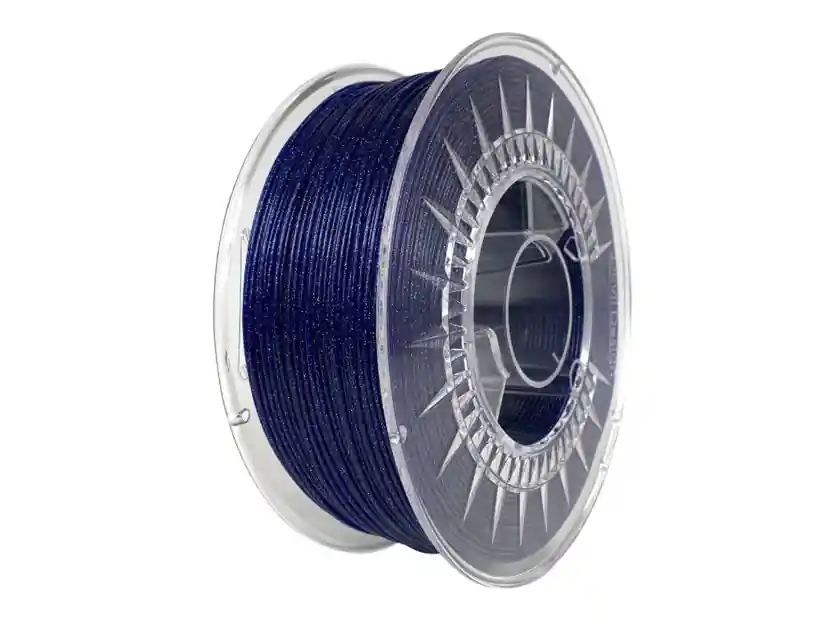 PLA filament 1,75 mm Galaxy třpytivý super modrý Devil Design 1kg Zlevněný