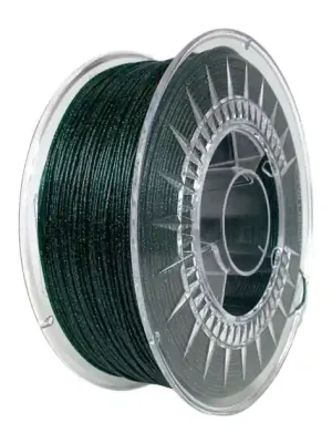 PLA filament 1,75 mm Galaxy třpytivý zelený Devil Design 1kg Výprodej