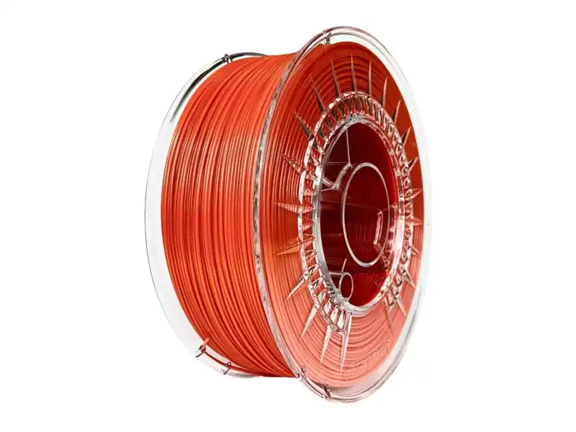 Levný PLA filament 1,75 mm tmavě oranžový Devil Design 1 kg