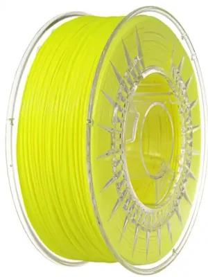 Originální PLA filament 1,75 mm super žlutá Devil Design 1 kg