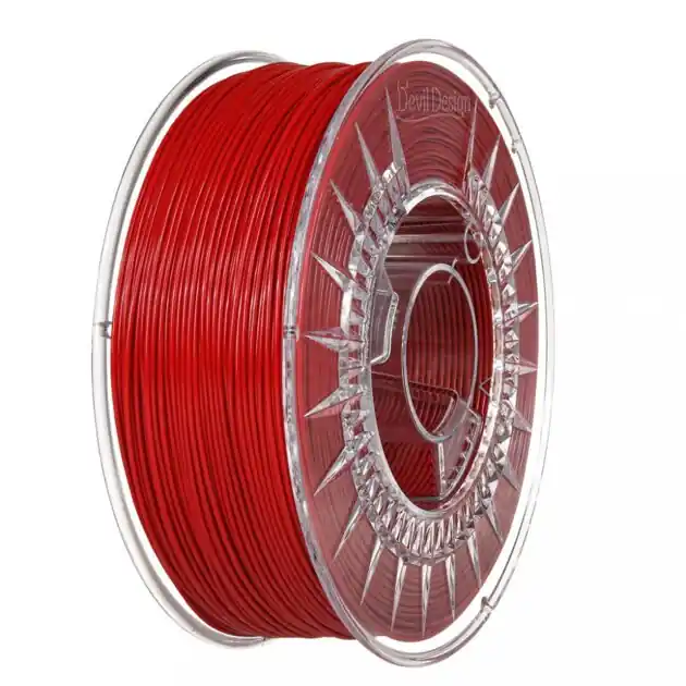 Filament Devil Design PLA ČERVENÁ 1,75 mm 1 kg. Tovární Cena