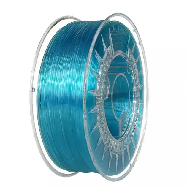 Filament Devil Design PETG MODRÁ TRANSPARENTNÍ 1,75 mm 1 kg. Cenová Bomba