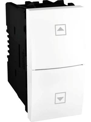 SCHNEIDER Spínač Unica č.1/0+1/0 žal. polar 1mod Must-Have