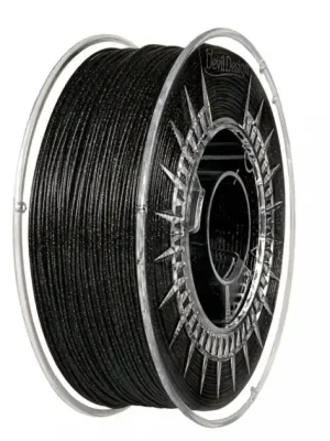 Levný Filament Devil Design PLA ČERNÁ GALAXY 1,75 mm 1 kg.