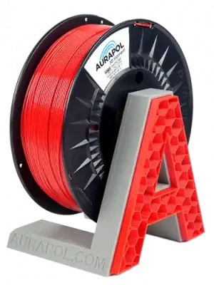 Filament Aurapol PETG ČERVENÁ 1,75 mm 1 kg. Odeslání Ihned