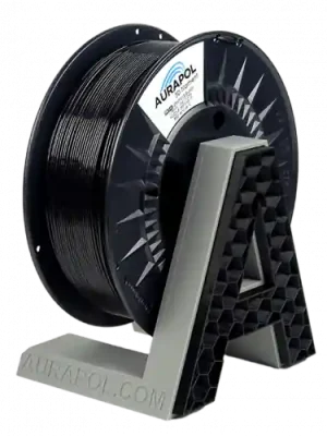 Vysoce Kvalitní Filament Aurapol PETG GRAFITOVÁ ČERNÁ 1,75 mm 1 kg.