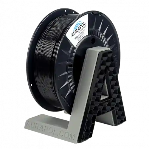 Vysoce Kvalitní Filament Aurapol PETG GRAFITOVÁ ČERNÁ 1,75 mm 1 kg.