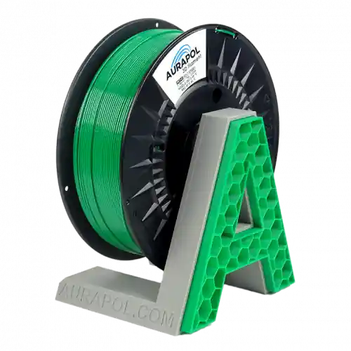 Nejprodávanější Filament Aurapol PETG ZELENÁ MÁTA 1,75 mm 1 kg.