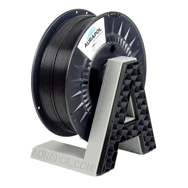 Přímo Od Výrobce Filament Aurapol PLA ČERNÁ 1,75 mm 1 kg.