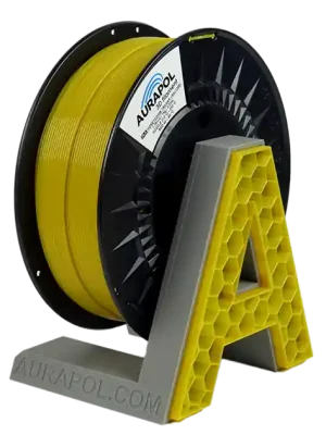 Dokud Zásoby Vydrží Filament Aurapol PLA MEDOVÁ ČÁSTEČNĚ TRANSPARENTNÍ 1,75 mm 1 kg.