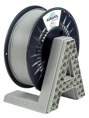 Filament Aurapol PLA ŠEDÁ 1,75 mm 1 kg. Akce