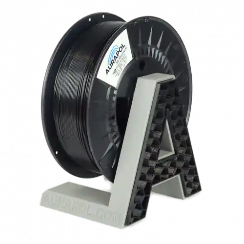 Výprodej Filament Aurapol ASA GRAFITOVĚ ČERNÁ 1,75 mm 850g.