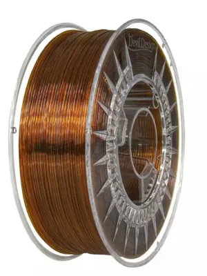 Filament Devil Design PETG JANTAROVÁ TRANSPARENTNÍ 1,75 mm 1 kg. Dokud Zásoby Vydrží