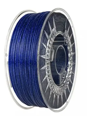 Cenový Hit Filament Devil Design PLA STŘEDNĚ MODRÁ GALAXY 1,75 mm 1 kg.