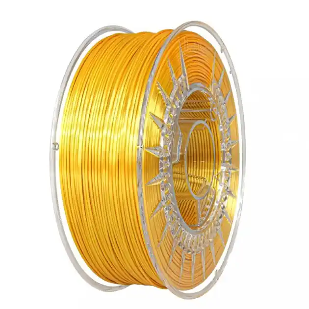 Filament Devil Design PLA SILK SVĚTLE ZLATÁ 1,75 mm 1 kg. Akční Cena