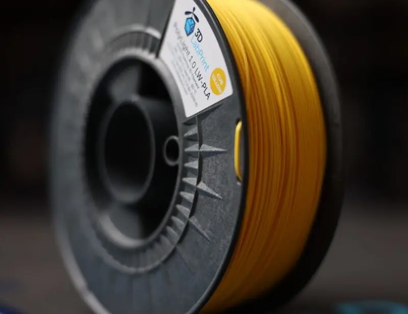 Autentický Filament 3DLabPrint POLY LIGHT 1.0 LW-PLA CUB YELLOW 1,75 mm 1 kg