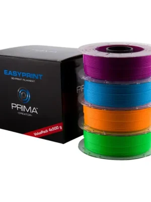 EasyPrint PLA Neonové výhodné balení - 1.75mm - 4x 500 g (Celkem 2 kg) - Neonově modrá, Neonově zelená, Neonově oranžová, Neonově fialová Tovární Cena