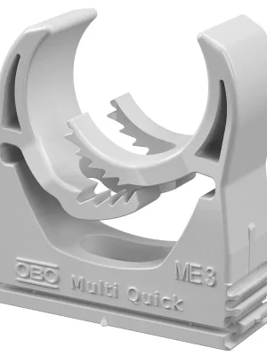 OBO BETTERMANN Příchytka Multi-Quick 25-32mm, PA, světle šedá Cenová Bomba