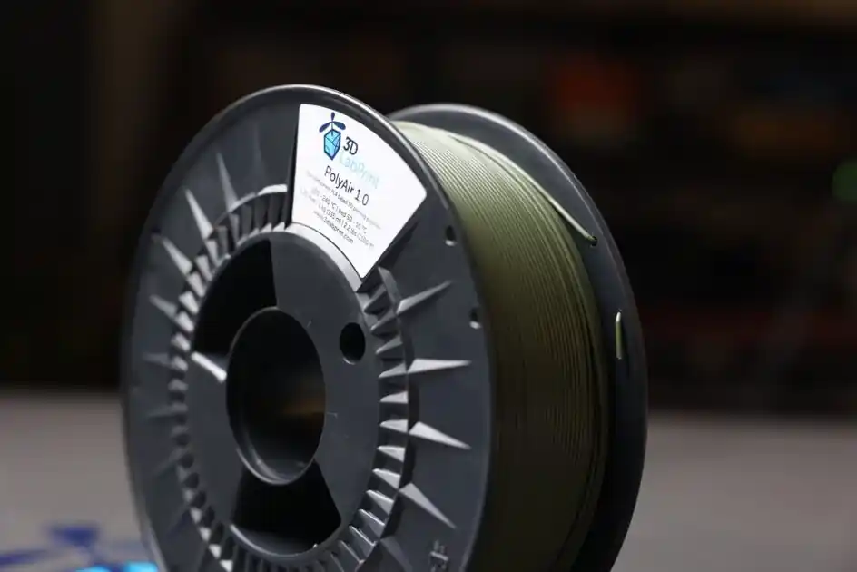 Značkový Filament 3DLabPrint POLY AIR 1.0 ARMY GREEN 1,75 mm 1 kg
