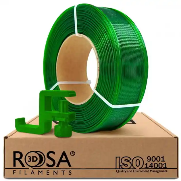 Jen Po Omezenou Doba ReFill ROSA3D PCTG ZELENÁ TRANSPARENTNÍ 1,75 mm 1 kg