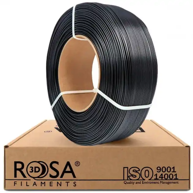 Originální ReFill ROSA3D PETG Standard ČERNÁ 1,75 mm 1 kg