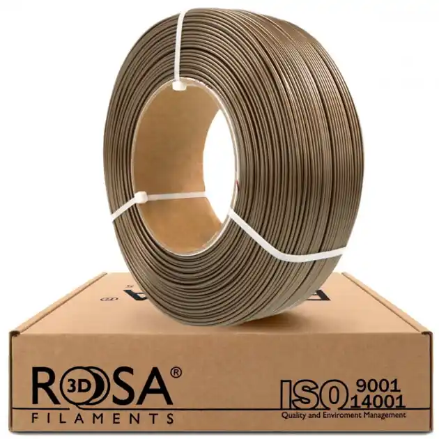 Autentický ReFill ROSA3D PETG Standard PERLEŤOVĚ ZLATÁ 1,75 mm 1 kg