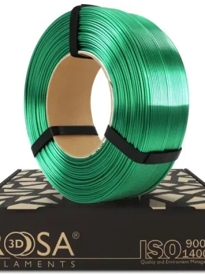 Ověřený ReFill ROSA3D PLA SILK SMARAGDOVÁ ZELENÁ 1,75 mm 1 kg