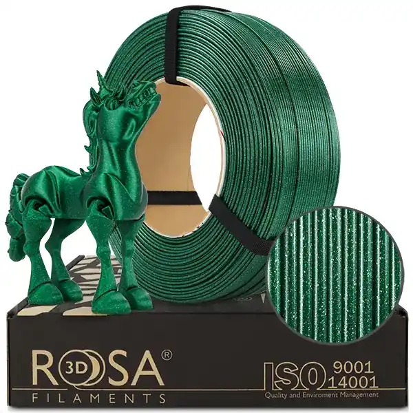 Nakupujte Hned ReFill ROSA3D PLA GALAXY SMARAGDOVÁ ZELENÁ 1,75 mm 1 kg