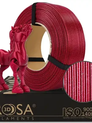 ReFill ROSA3D PLA GALAXY VÍNOVĚ ČERVENÁ 1,75 mm 1 kg Vysoce Kvalitní