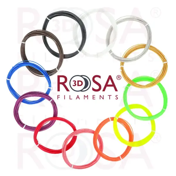 3D PEN PACK ROSA3D PLA SPECIAL COLOURS 1,75 mm 12 x 10m Top Prodej