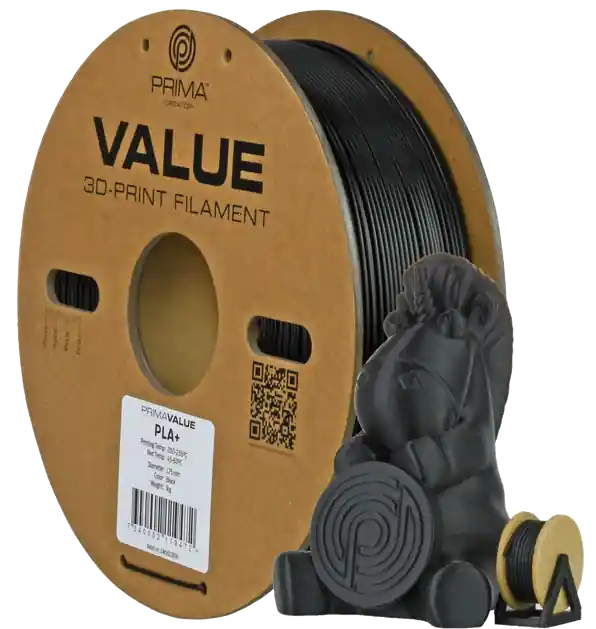Akční Cena PrimaValue PLA+ - Tmavě šedá - 1,75 mm - 1 kg