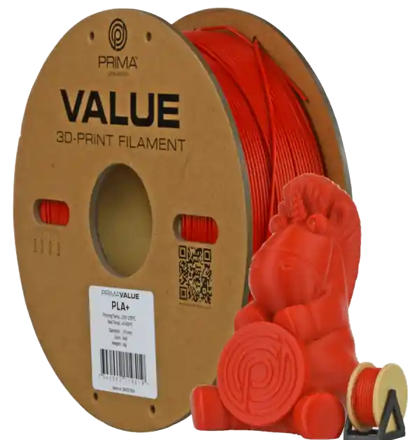 Top Prodej PrimaValue PLA+ - Červený - 2,85 mm - 1 kg