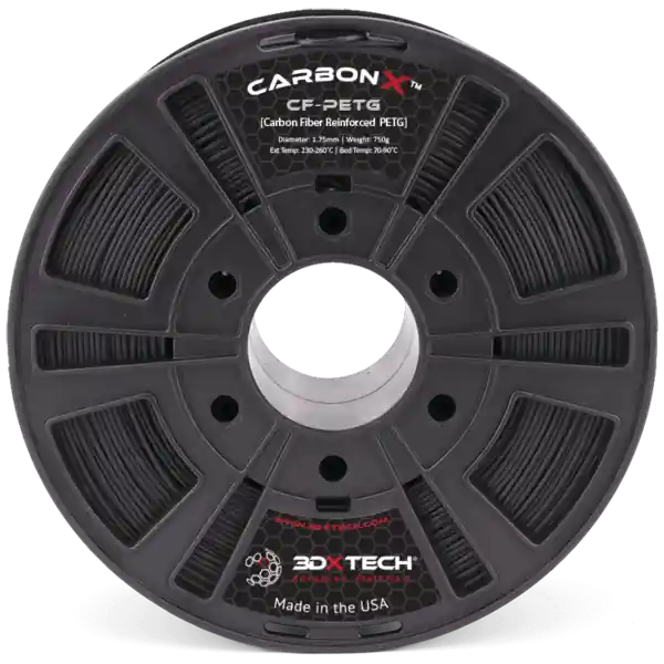 Víkendová Akce 3DXTech CarbonX™ PETG+CF - černá - 1.75mm - 750g