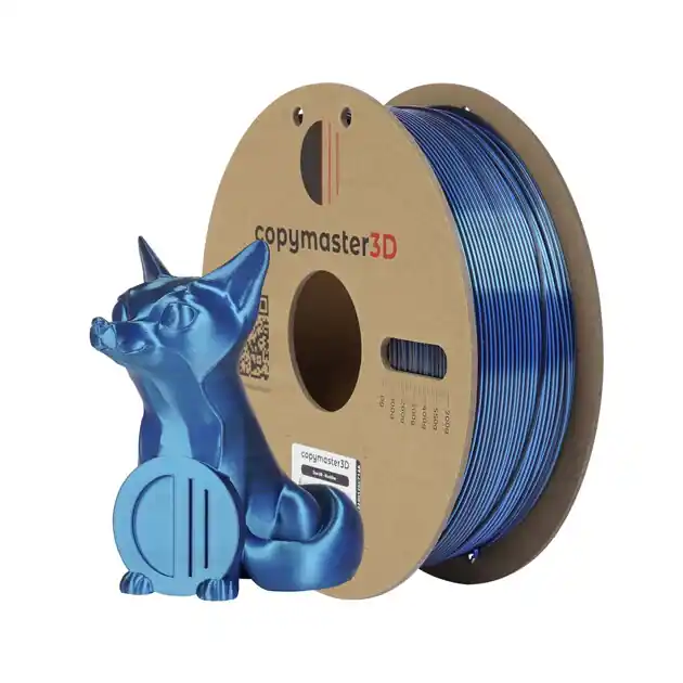 Super Cena Copymaster3D PLA Duo-hedvábný - černo-modrá - 1.75mm - 1kg