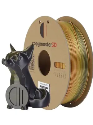 Cenová Bomba Copymaster3D PLA Tri-Silk - Zeleno-fialovo-měděná - 1.75mm - 1kg