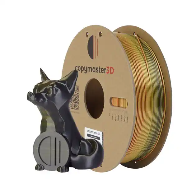 Cenová Bomba Copymaster3D PLA Tri-Silk - Zeleno-fialovo-měděná - 1.75mm - 1kg