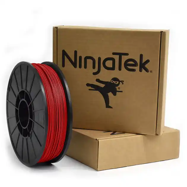 Značkový NinjaFlex Filament - 1.75mm - 1 kg - Ohnivě červená