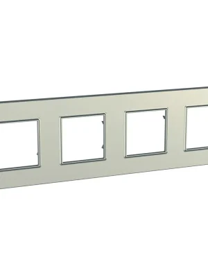 SCHNEIDER Rámeček Unica Quadro čtyřnásobný Titanium Koupit Online