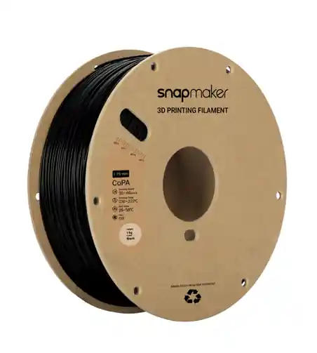 Autentický Snapmaker Nylonový Filament Černý 1 kg