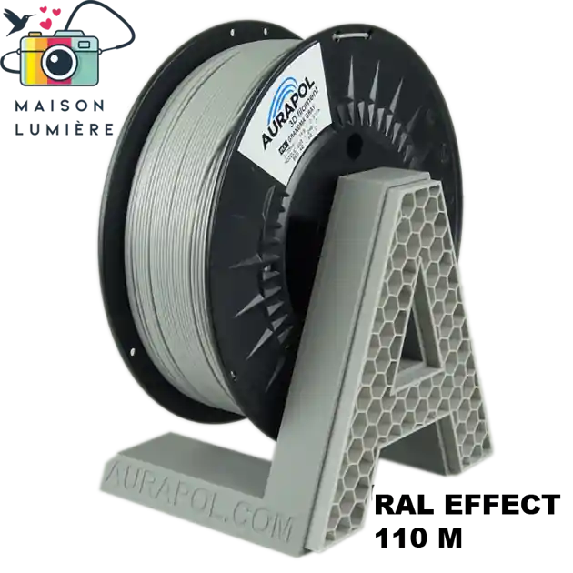 Filament AURAPOL PLA GRANDMA GRAY 1,75 mm 1 kg. Levný