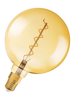 Značkový OSRAM Žárovka LED 5W-28 E27 2000K 28° FIL GOLD