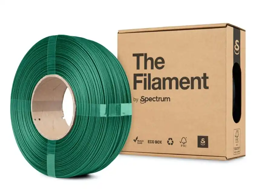 ReFill TheFilament PLA CF ZELENÁ 1,75 mm 1 kg Časově Omezené