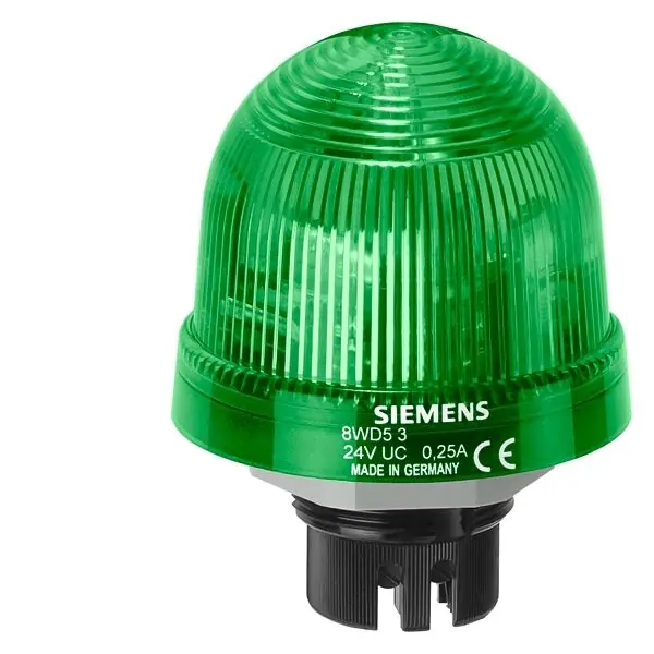 SIEMENS Maják 8WD5300-1AC 12-230VAC/DC zelená Pouze Dnes