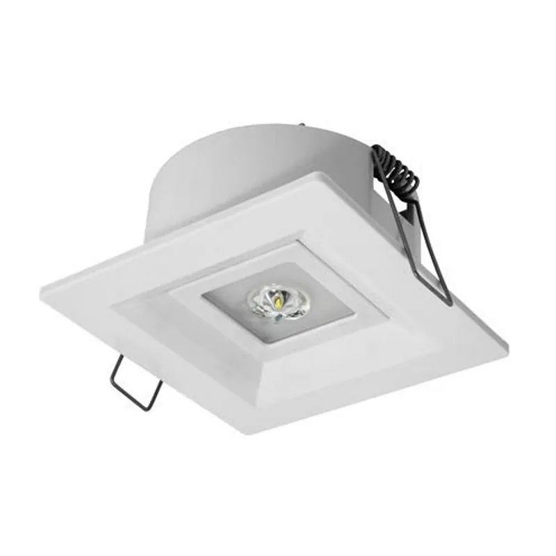Pouze Dnes MODUS LOVATO P vestavné, univerzální optika,3W LED 325 lm STANDARD IP20 1h , stále svítící / svítící při výpadku, šedé