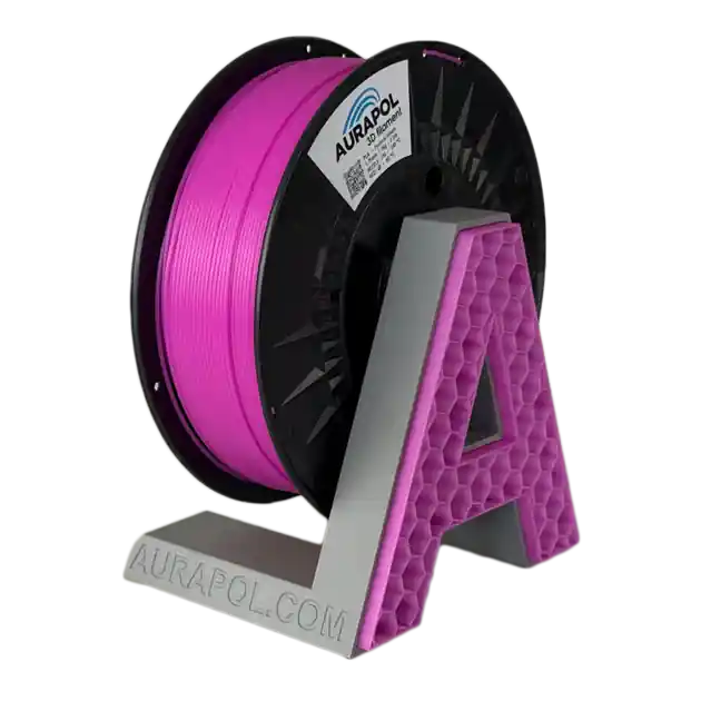 Originální Filament AURAPOL PLA FUCHSIA DREAM ČÁSTEČNĚ TRANSPARENTNÍ 1,75 mm 1 kg.