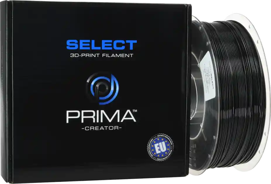 Nová Kolekce PrimaSelect PC-CF - Černá - 1,75mm - 1kg