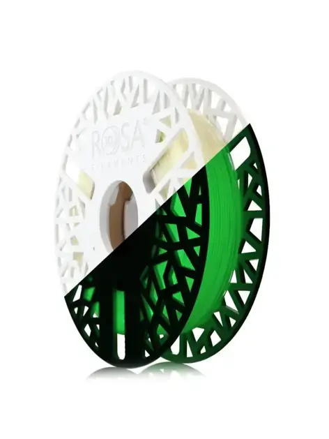 Filament ROSA3D ROSA FLEX 88A SVÍTÍCÍ VE TMĚ - ZELENÝ 1,75mm 0,5kg Časově Omezené